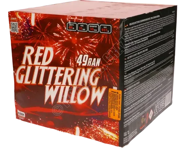 red glittering willow by klasek