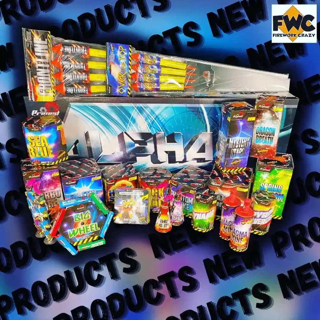 best fireworks selection boxes 2024 firework crazy alpha by primed
