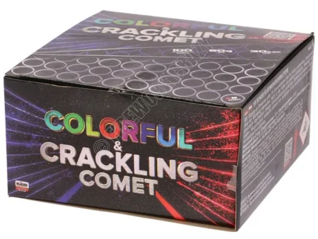 100 shots of colourful & crackling comets by klasek