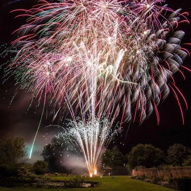 outdoor Firework wedding display