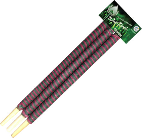 citronella wax torch x 3