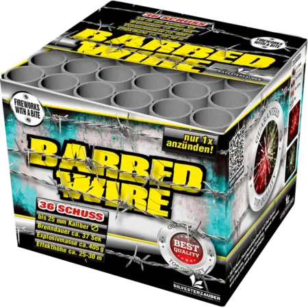 barbed wire by lesli fireworks