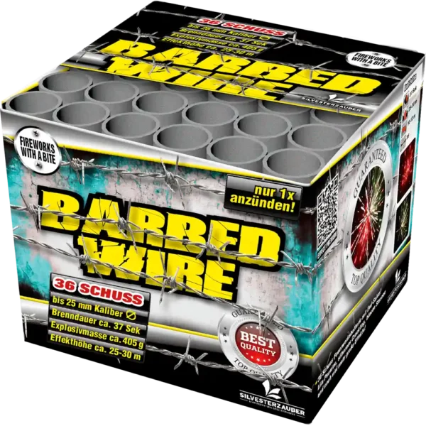 barbed wire by lesli fireworks