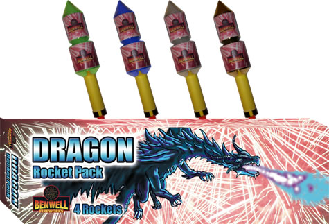 benwell dragon double break rockets x 4