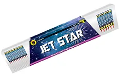jet star rocket & shot tube pack (18) by black cat fireworks