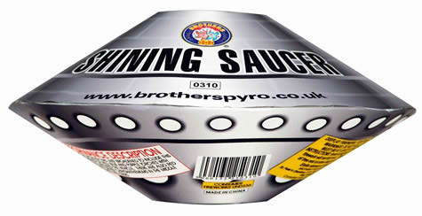 brothers pyrotechnics shining saucer