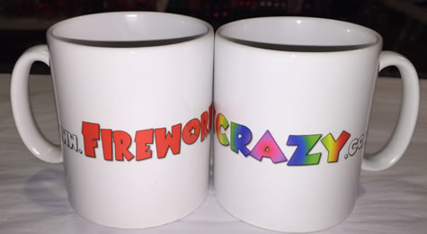 firework crazy mug