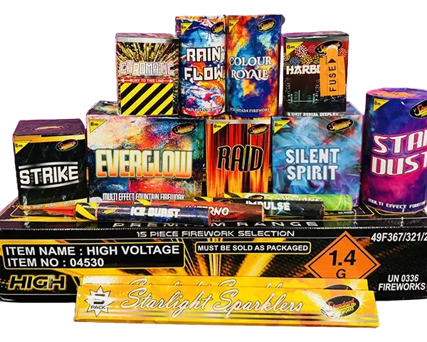 high voltage premium selection by standard fireworks