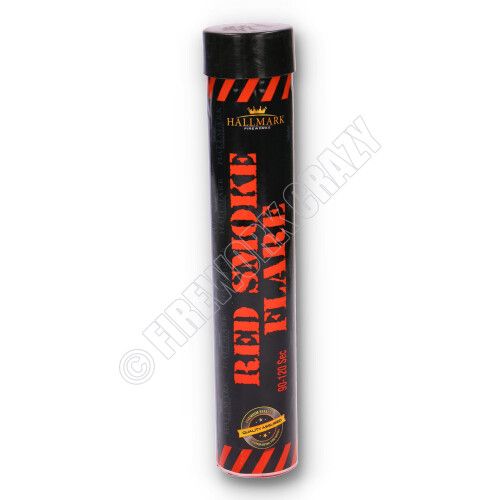red smoke flare by hallmark fireworks