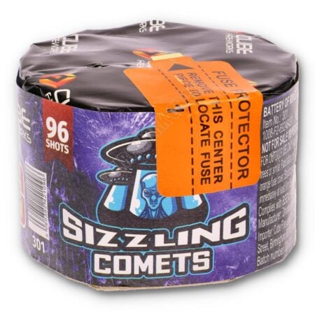 sizzling comets by cube fireworks