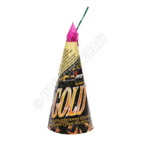 4" conic fountain gold by jorge