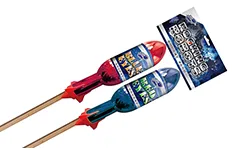 rocking robots rocket pack (2) by skycrafter fireworks