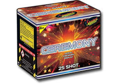 ceremony by standard fireworks