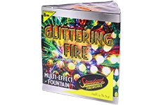 glittering fire fountain by standard fireworks
