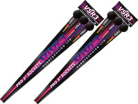 pro 3" vsr3 ball head rocket double pack (6) by vivid pyrotechnics