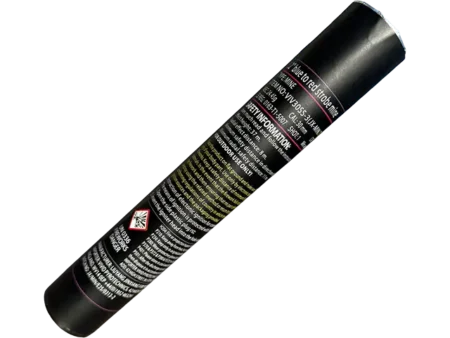 t1 single shot red comet w/ brocade crown mine by vivid pyrotechnics