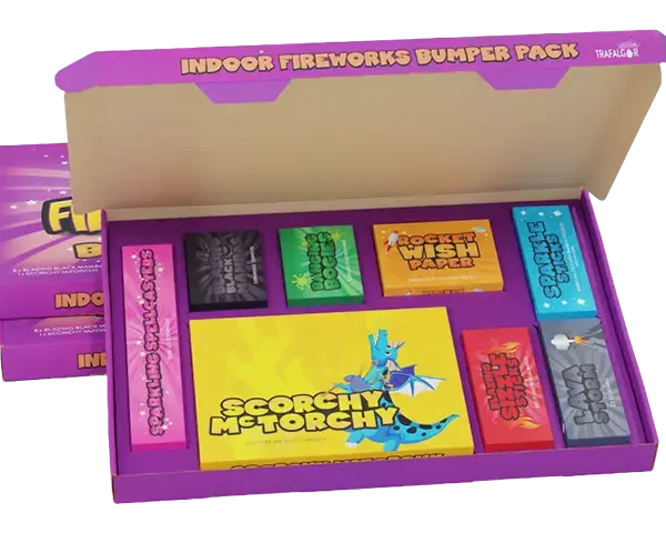 indoor fireworks pack by trafalgar