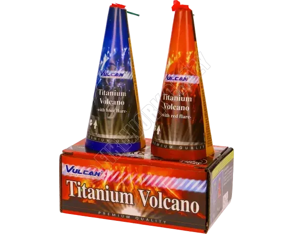 titanium volcano (twin pack) by vulcan fireworks