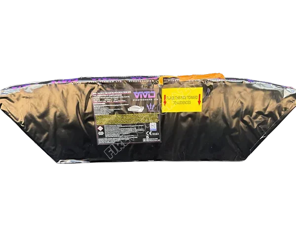 t1 slice 13s purple tiger tails with green strobe mine by vivid pyrotechnics