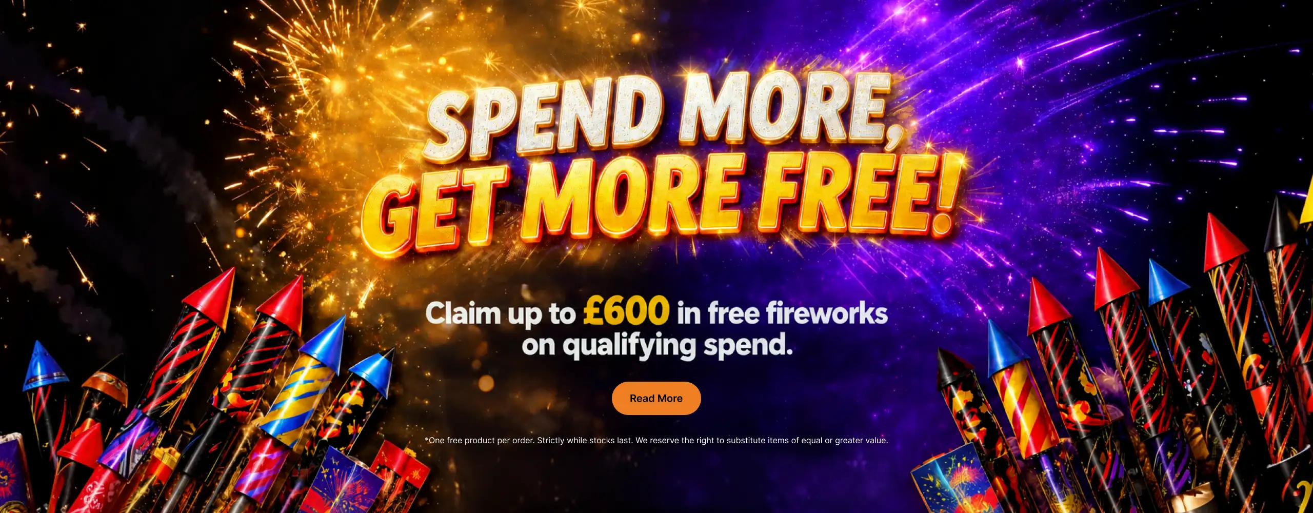 spend more, get more free! banner 2560 x 1000