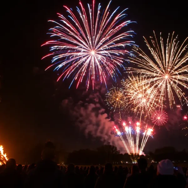 bonfire night fireworks