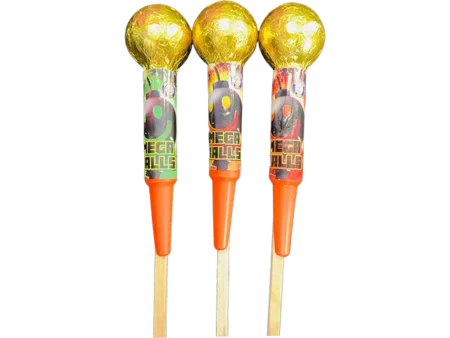 mega balls (3) rocket pack by brothers pyrotechnics