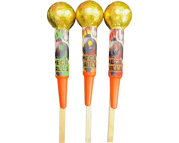 mega balls (3) rocket pack by brothers pyrotechnics