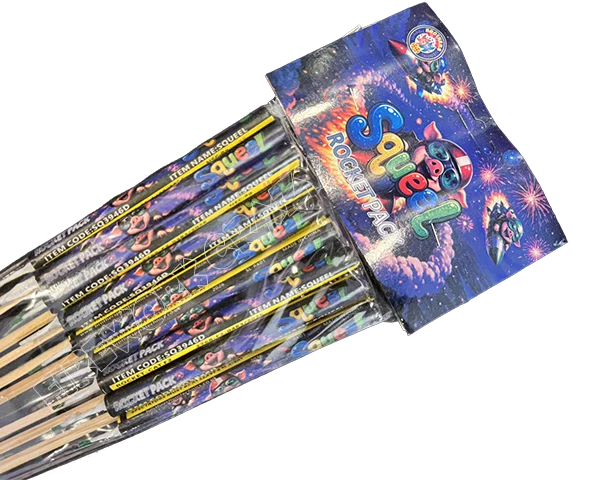 squeel rocket pack (10) by brothers pyrotechnics