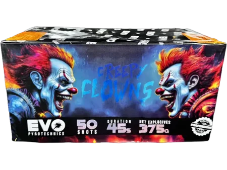 creepy clowns by evo pyrotechnics
