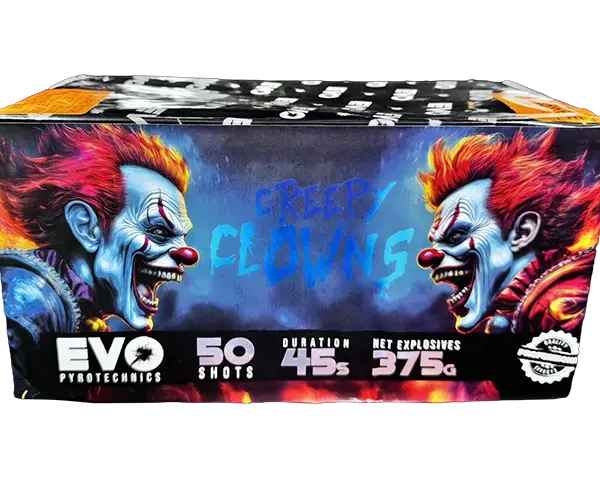creepy clowns by evo pyrotechnics